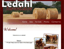 Tablet Screenshot of ledahltarentaise.com